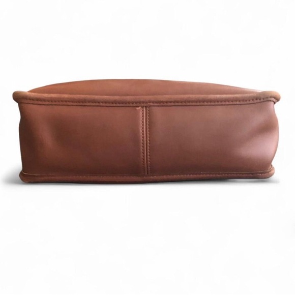 Vintage Authentic Leather Coach Willis Satchel Shoulder Bag #9927 Crossbody Tan - Picture 6 of 16